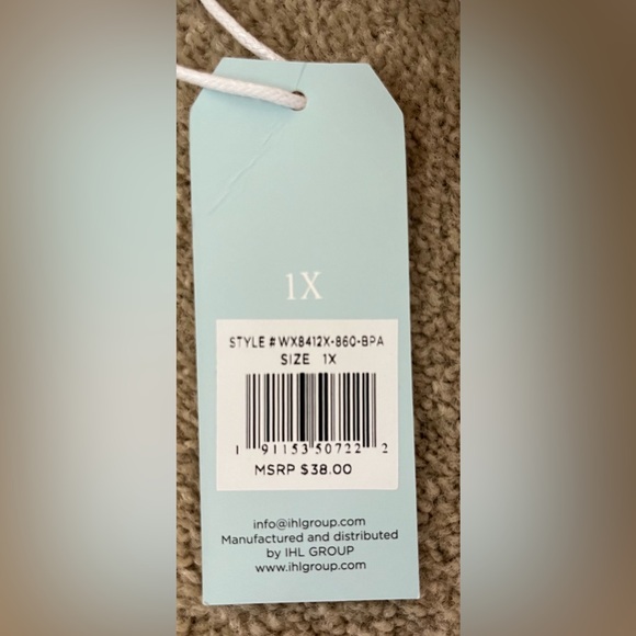 ASTER BLUE SOFT SWEATER 1X - Picture 4 of 7